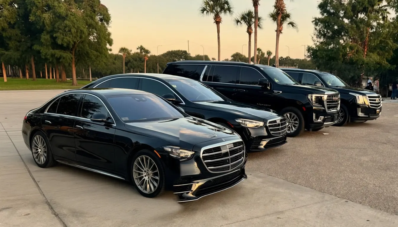 Imperial Odyssey black luxury sedans and SUVs in Orlando